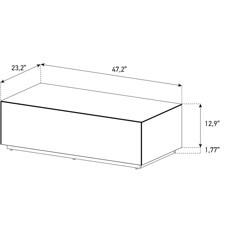 Ensemble de tables basses 2 pièces Mcmartin, Noir