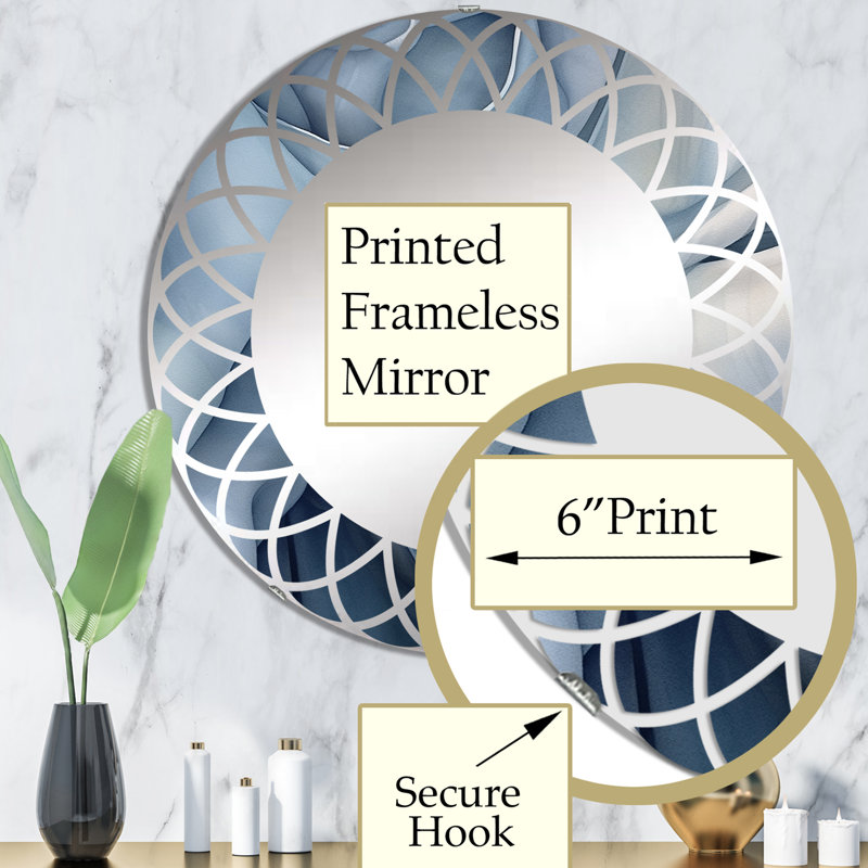 Miroir mural Walenty, 32 po x 32 po