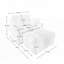 Canapé simple avec repose-pieds-1171037274