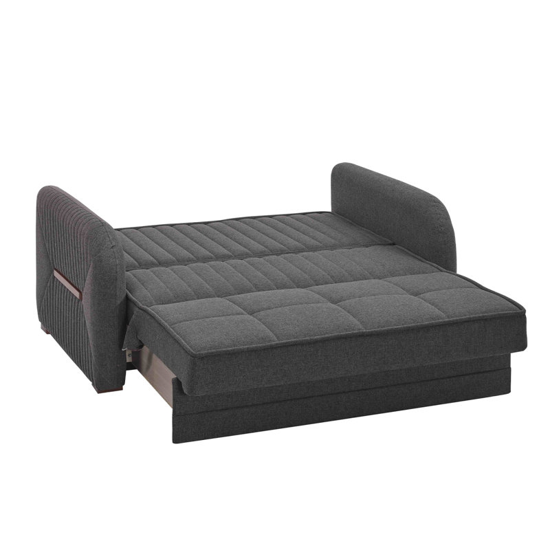 Causeuse convertible avec rangement Primenest Flyte Collection, tissu gris?
