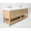 Elizabeth 84" Freestanding Standard Double Bathroom Vanity with Top