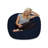 Bean Bag Chair - Plush, Ultra Soft - Shredded Memory Foam Filled 2 Ft Kids Bean Bag Chair Pouf - Stuffed Foam Filled Seat with Microsuede Cover  - Two Feet Bean Bag-1853442399