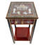 Oriental stand with drawer, shelf and glass top-1866836784