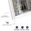 Décoration murale Haute Garland Shadowbox Print par Notoriart, cadre blanc, 25 x 37-574337111-574337110