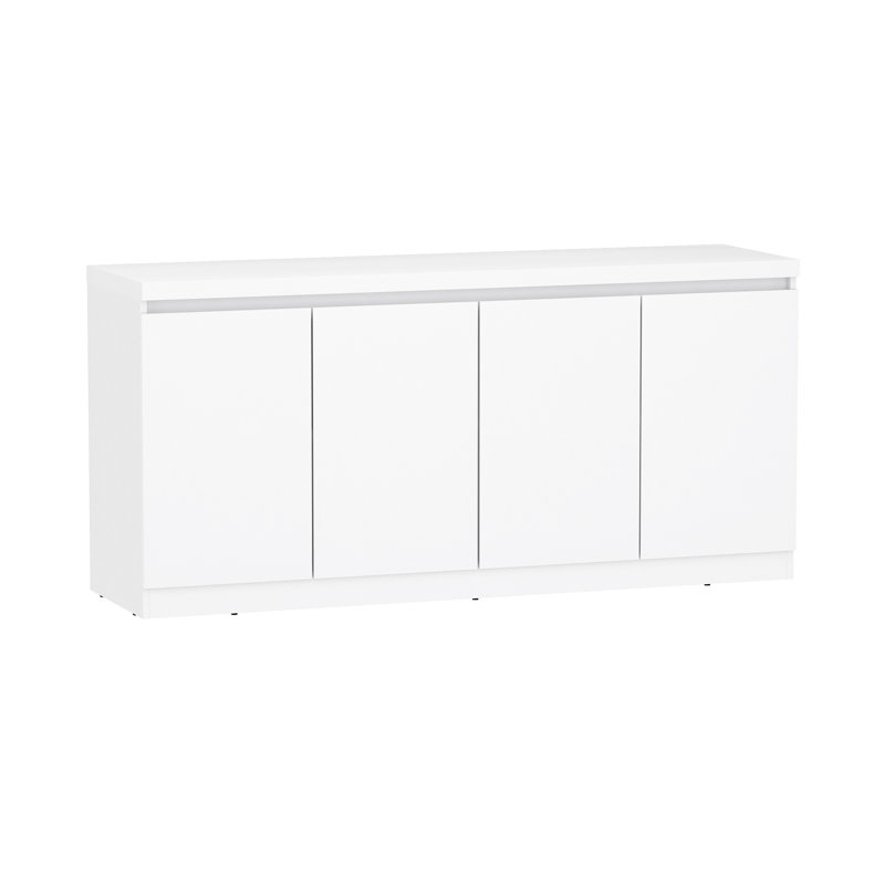 Buffet viennois de 62 po en blanc