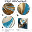 «Blossoming Tide Turquoise Bliss - Waves», reproduction d'art murale-820681605-820681600