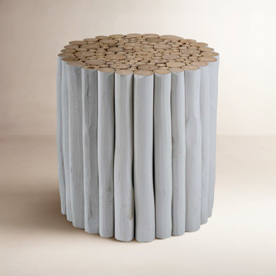 Abdera Solid Wood End Table