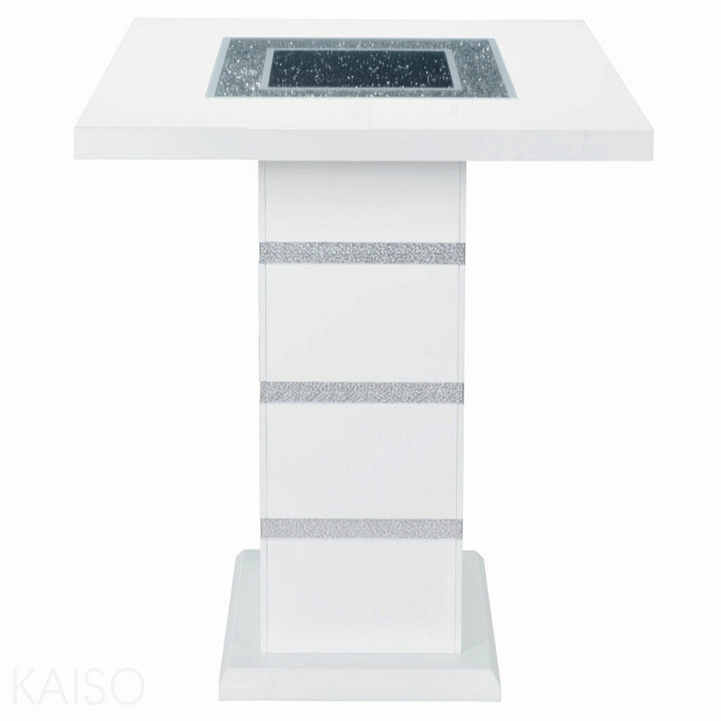 Table de bar blanche