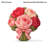 2D Flat Watercolor Rose Bouquet Plant Lover Gift 2D Flat Printed Shaped Filling Pillow Decorative Cushion, Suitable for Sofa Bed Dressing Table Chair, And Romantic Room Decor Shape Inspiration 40cm-139533275