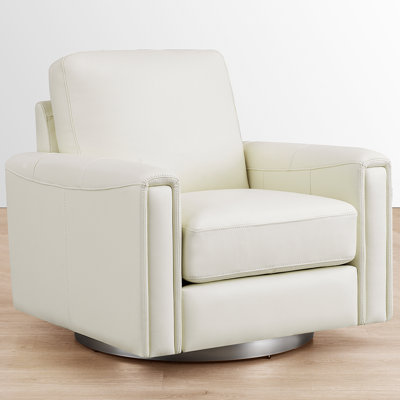 Donelson Swivel Top Grain Leather Chair