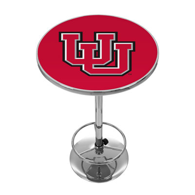 NCAA Round Metal Base Dining Table
