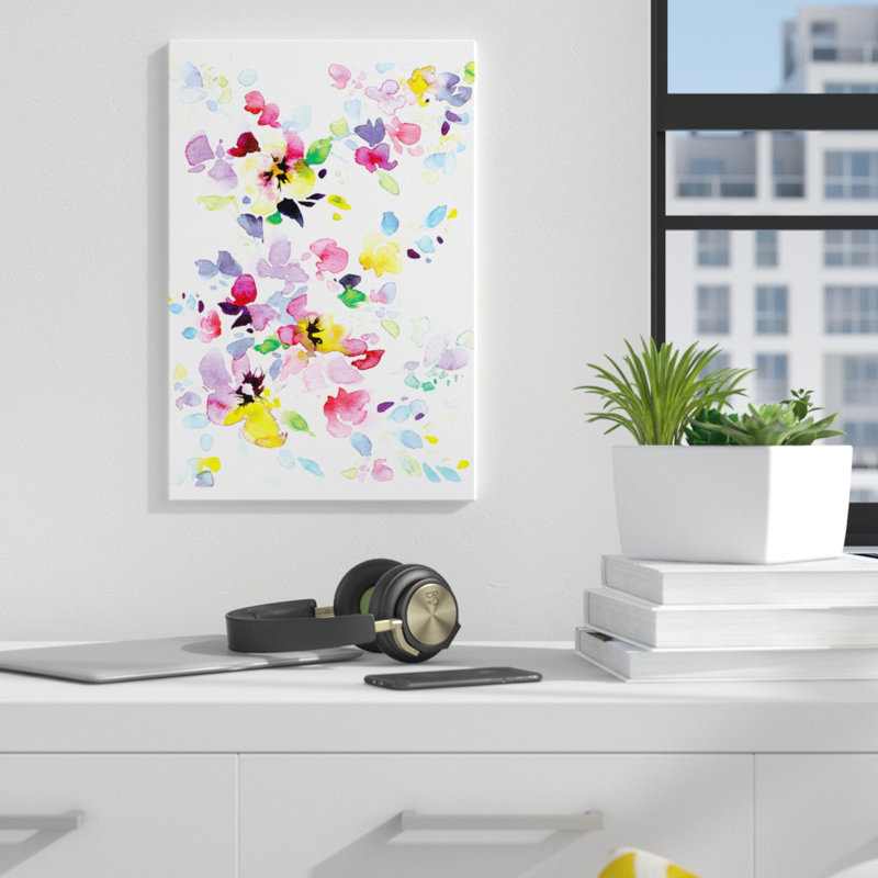 « brillante matinée », art mural sur toile tendue, H 12 po x l 8 po x P 0,75 po