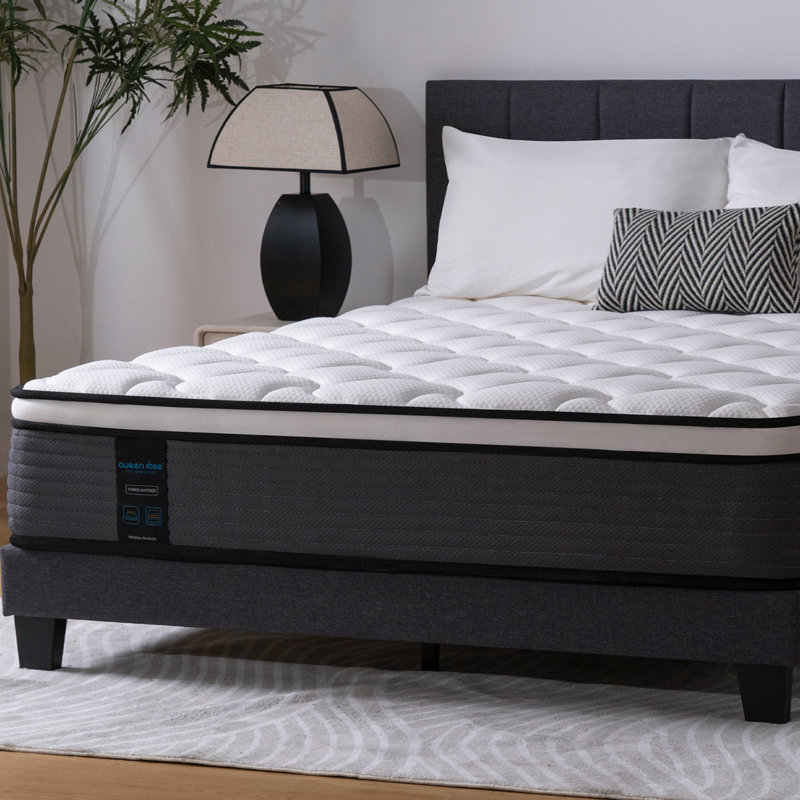 Gwendolyn 12''/14''/10'' Cool Frim Memory Foam Hybrid Mattress in a Box, OEKO-TEX® Certified, Queen, 12"