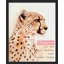 «Guépard, collier en forme de chat, mode inspirante, énoncé» sur papier-98299417-98299418