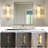20" Dimmable Wall Mounted Sconce with Alabaster Shade (Set of 2)-1704035593