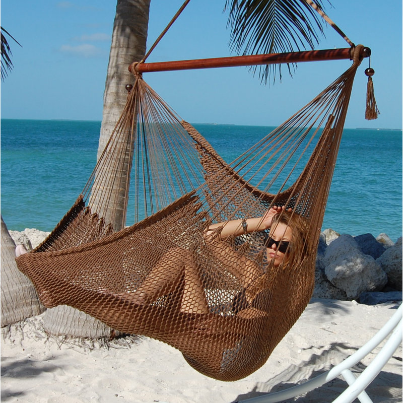 Travis 1 Person Chair Hammock, Mocha
