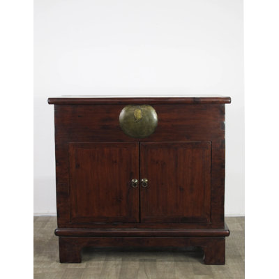 Early Solid Wood Accent Cabinet