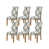 Polyester Blend - Beige Geometric