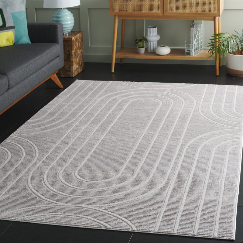 Kaillan Performance Abstract Rug, Rectangle 5'3" x 7'6"