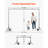 Backdrop Stand Background Stand Kit 7 x 10 ft for Party & Photo Studio