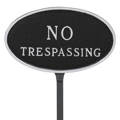 Weather Resistant Metal Garden Sign