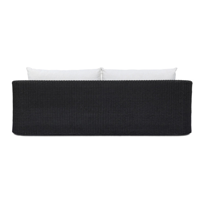 Westby Outdoor Sofa-Faux Black Hyacinth, Faux Black Hyacinth, Alessi Linen