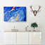 Koi And Carp Fish In Abstract - Wrapped Canvas-55310701