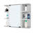 Valdez Medicine Cabinet With Six Shelves, Mirror Cabinet-1049335165