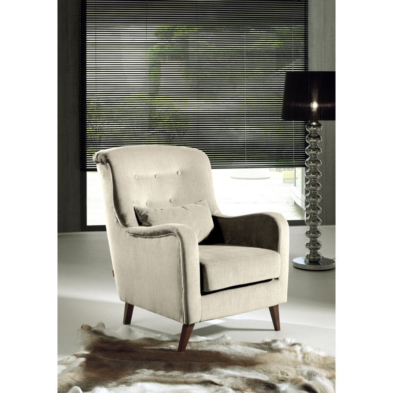 Deshaun Armchair, Beige