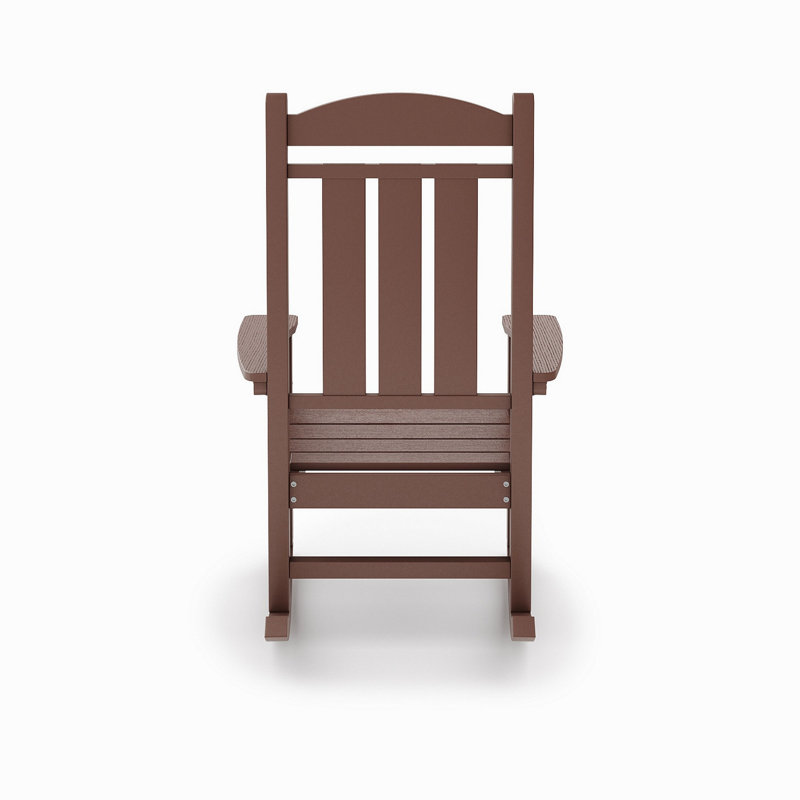 Chaise berçante traditionnelle Pecan, Brun