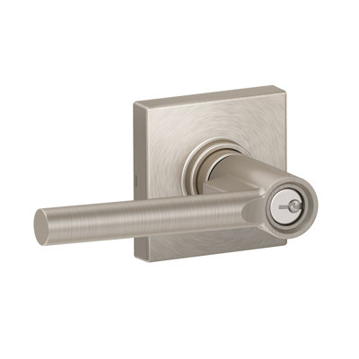 J Series Broadway Lever Keyed Entry Lock with Collins Trim