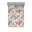 Indigo et crème / motif floral ivoire