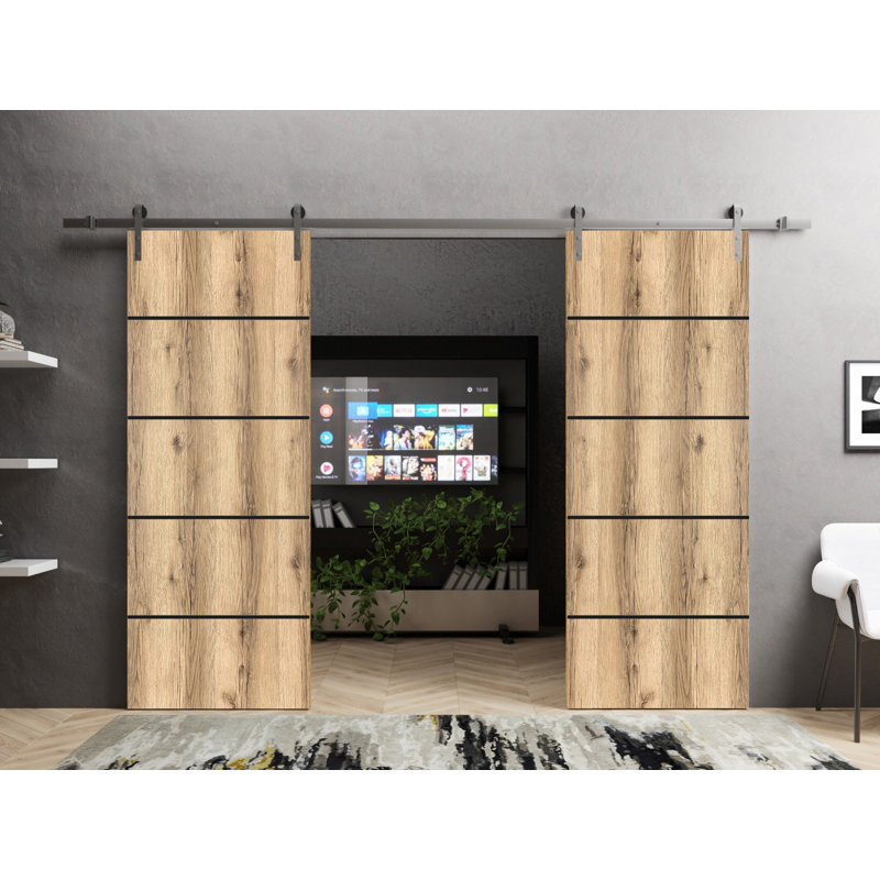 Finition en bois massif manufacturé, Chêne, 72 po x 84 po