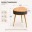 Table d'appoint intelligente avec chargement sans fil et haut-parleur Bluetooth