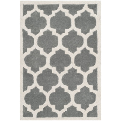 Carolene Hand Tufted Wool Geometric Rug