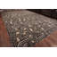 Tapis moderne surdimensionné noir et blanc Art Deco