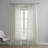 Marylane Geometric Patterned Faux Linen Sheer Curtains for Bedroom & Living Room Curtains - Single Panel Drapes-1077455644-1137435141