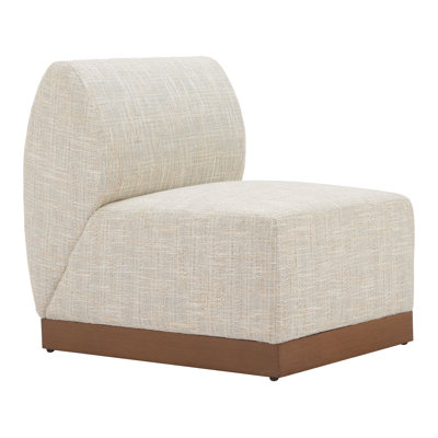 Chaise sans accoudoirs Christy beige