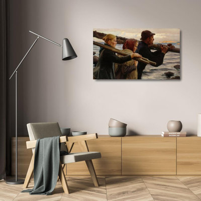 «In the Outer Archipelago» par Albert Edelfelt, reproduction d'art sur toile tendue avec châssis