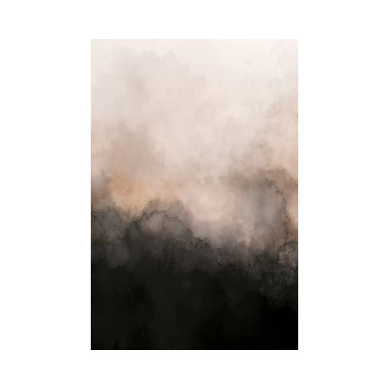 «Nude and Black» par Pixy Paper - peinture sur toile tendue, H 40 po x l 26 po x P 1,5 po