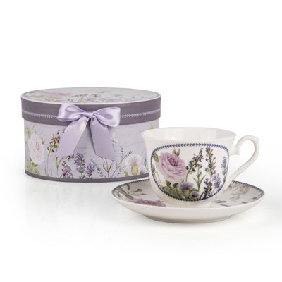 Tasse et soucoupe en porcelaine Bellemeade
