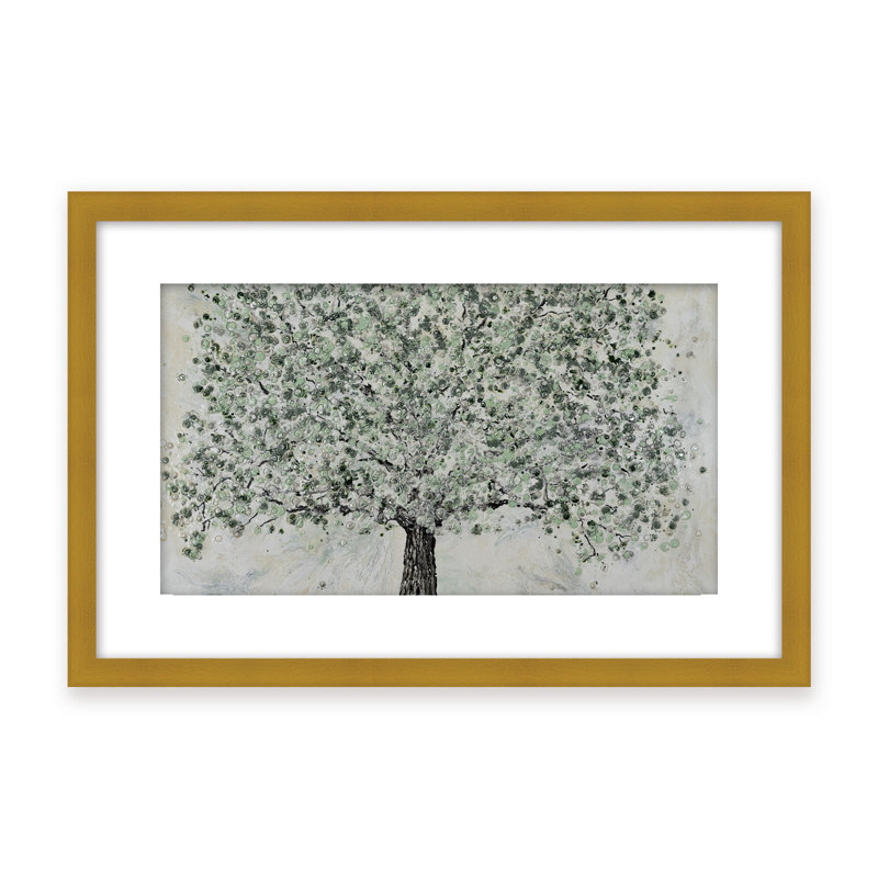 Nature Inspired "Radiant Renewal" Canvas Wall Art By , 30" H x 40" W, Framed Canvas, Gold