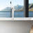 Brushed Nickel Tub Faucet With Hand Shower - Build, 38.29 In Product Depth, Bathroom 3.9 Gpm Max Water Flow,
