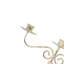 Bougeoir en fer, accessoire de table vintage romantique pour souper aux chandelles en famille ou en amoureux.