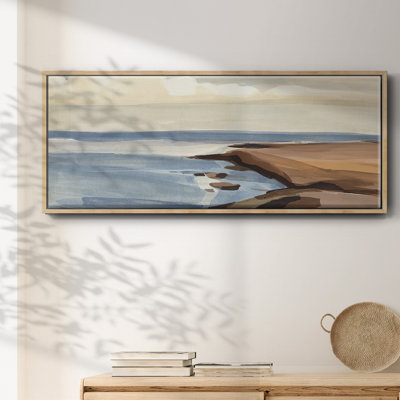 Shore Days II- Framed Canvas