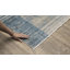 Brice Power-Loom recyclé P.E.T. Tapis géométrique bleu / beige-1744319655
