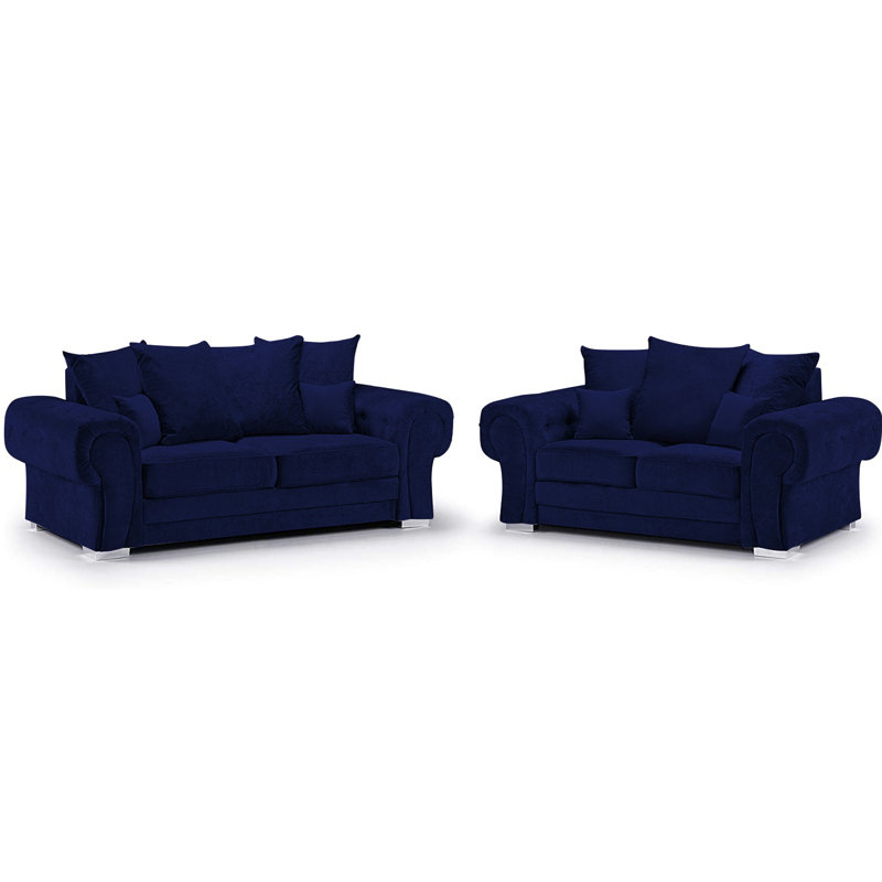 Desilva 2 - Piece Living Room Set, Blue