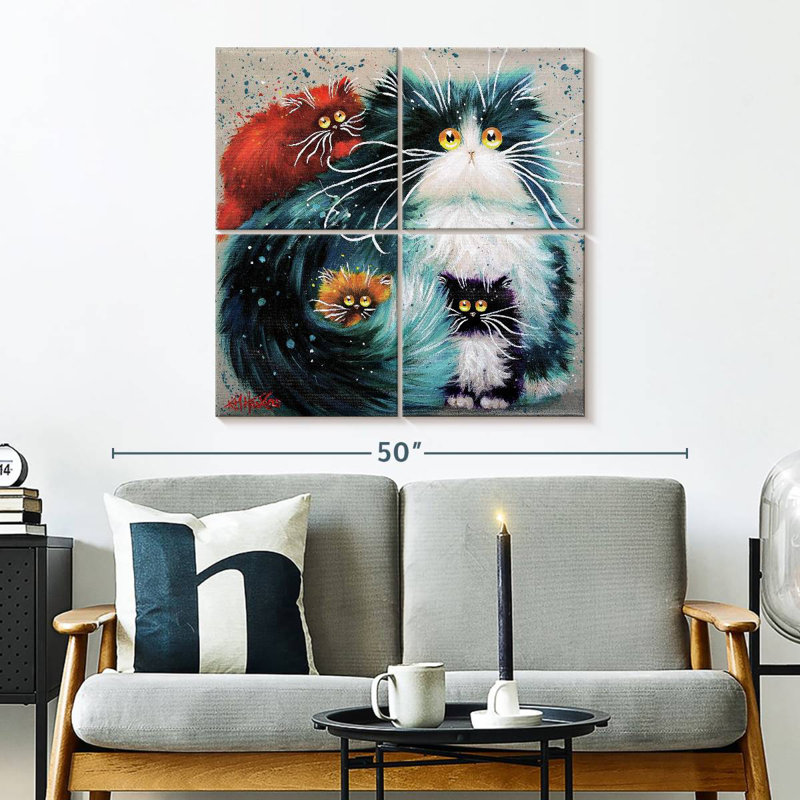 Brampt Purrenting, 32" H x 32" W