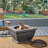 Charlotta Square Concrete Wood Burning Fire Pit