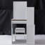 Petite coiffeuse 29,2 po avec tabouret de chevet gauche + tabouret rembourré, très grand miroir coulissant à droite, rangement multi-couches à grande capacité, commode pratique et pratique, convient aux petits espaces-460306858